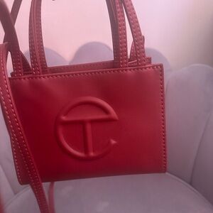 Telfar Red Mini Bag